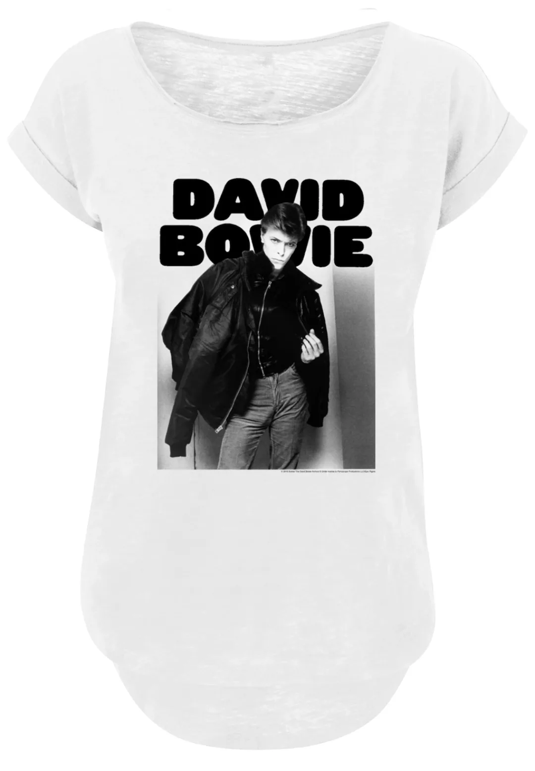 F4NT4STIC T-Shirt "David Bowie Jacket Photograph", Print günstig online kaufen