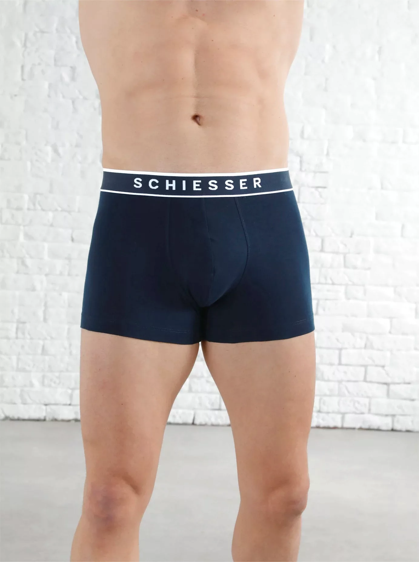 Schiesser Boxer ""95/5"", (3er-Pack), mit softem, tonalem Bund, kontraststa günstig online kaufen