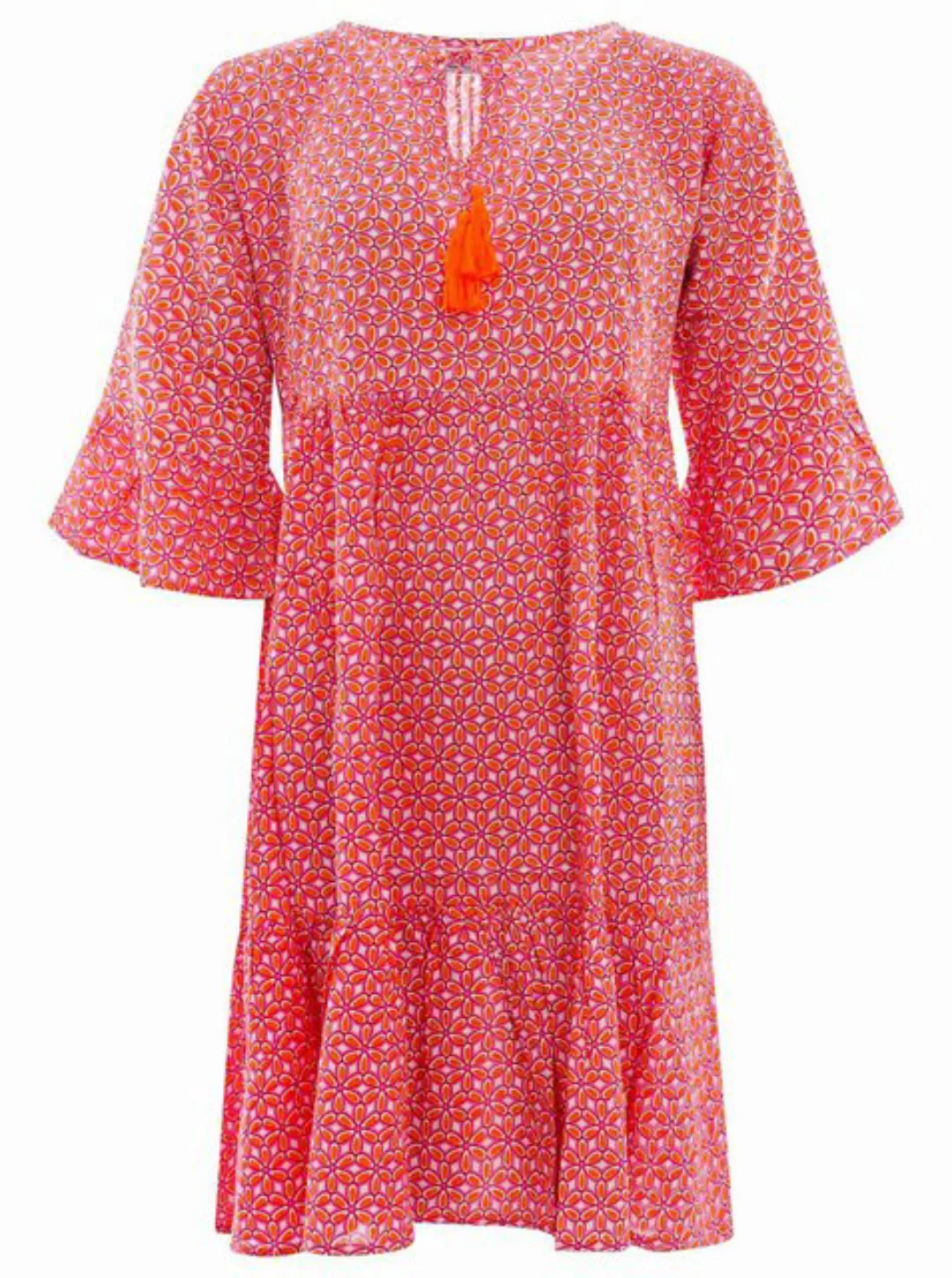 Zwillingsherz Sommerkleid mit floralem Print günstig online kaufen