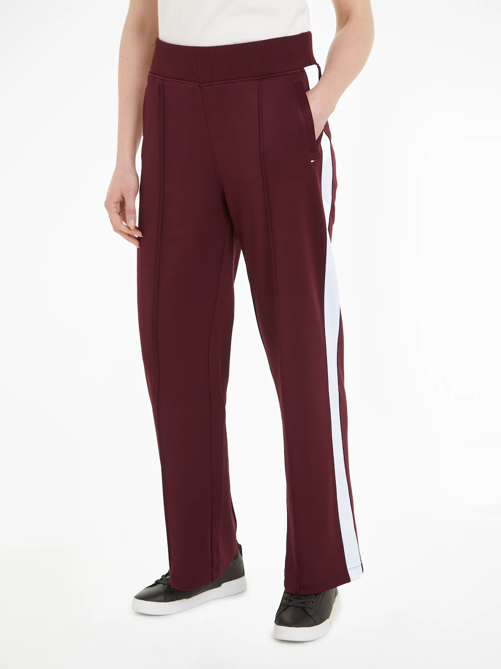 Tommy Hilfiger Sweathose "BLOCKED STRIPE RW PANT", mit Logostickerei günstig online kaufen