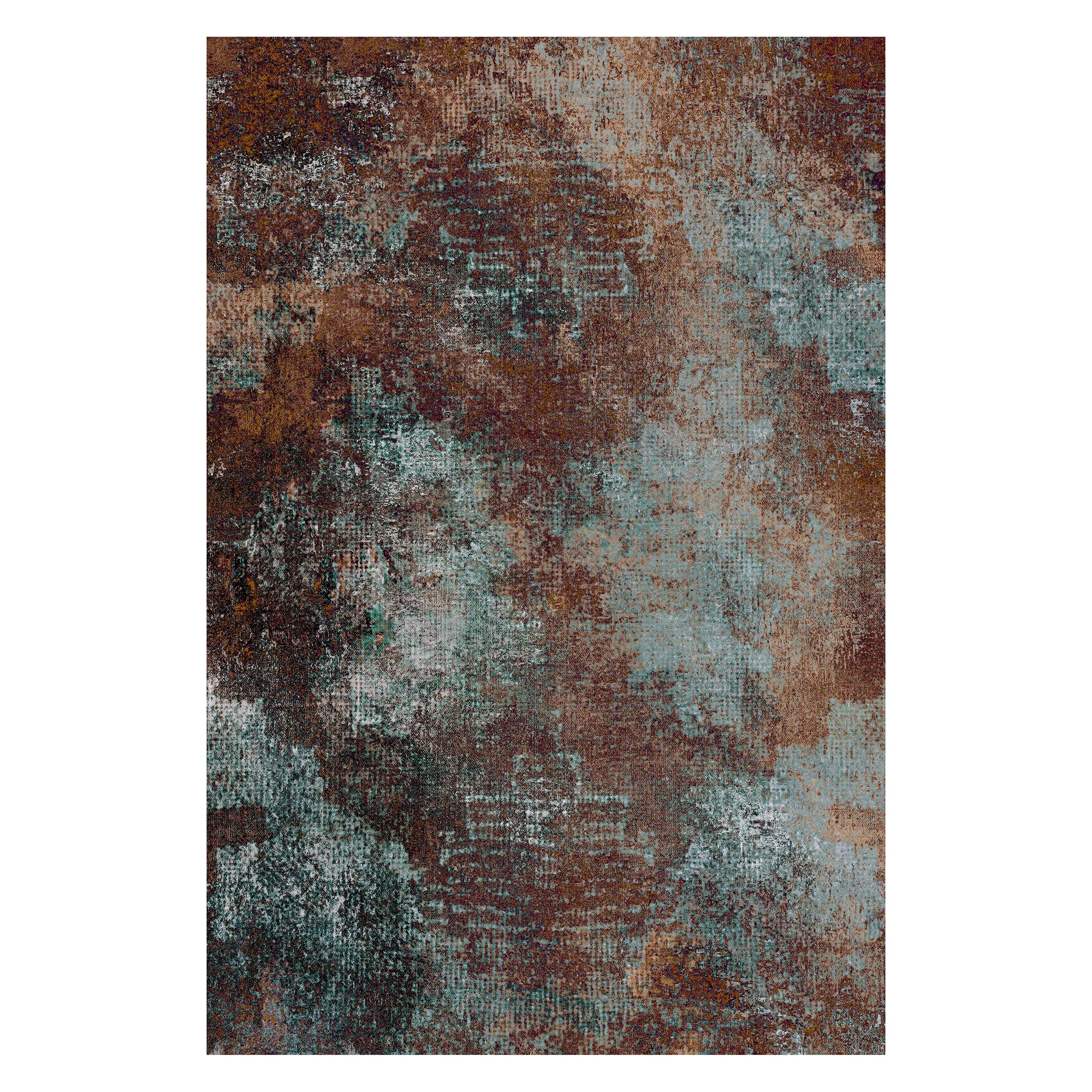 Moooi Carpets - Erosion Rust Rectangle Teppich 200x300cm - mehrfarben/Polya günstig online kaufen