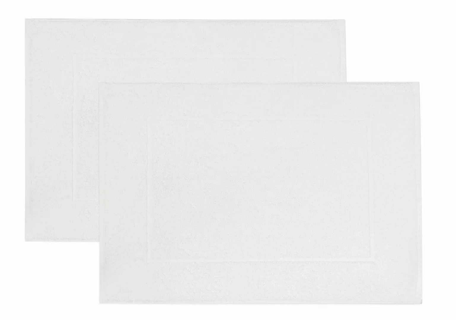 ZOLLNER Badematte, waschbar bis 95°C, Streifenbordüre, günstig online kaufen