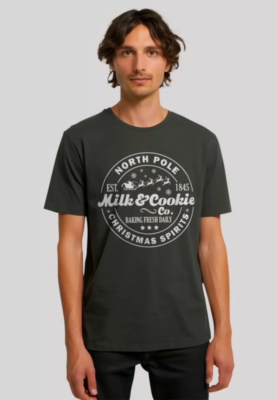 F4NT4STIC T-Shirt Milk and Cookie Bakery Retro Weihnachten Premium Qualität günstig online kaufen