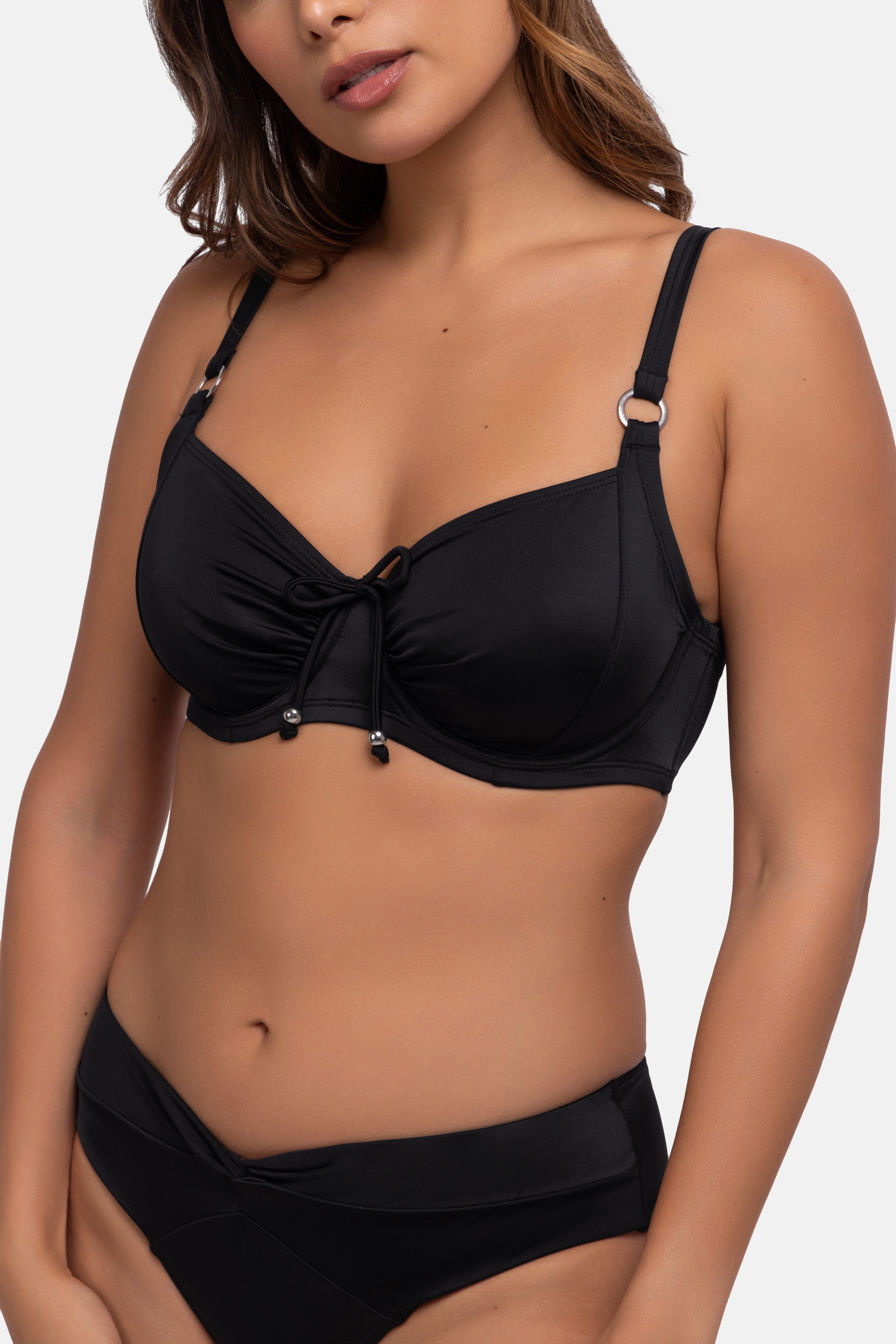 Dorina Bügel-Bikini-Top FIJI, Full Cup, Stoffraffung günstig online kaufen