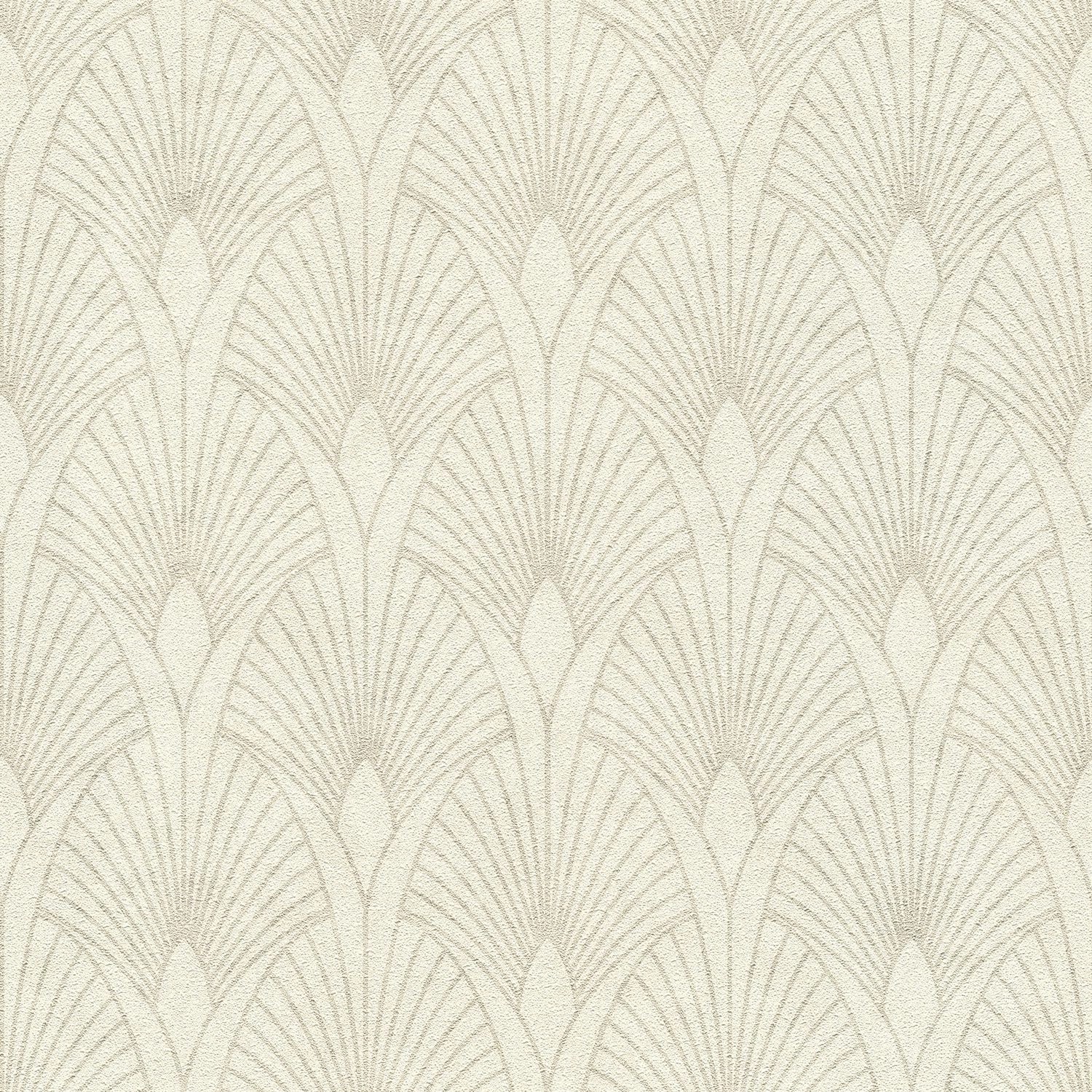 PROFHOME 374271-GU Exklusive Luxus Tapete Ornament Matt Creme Gold Weiß 0,5 günstig online kaufen
