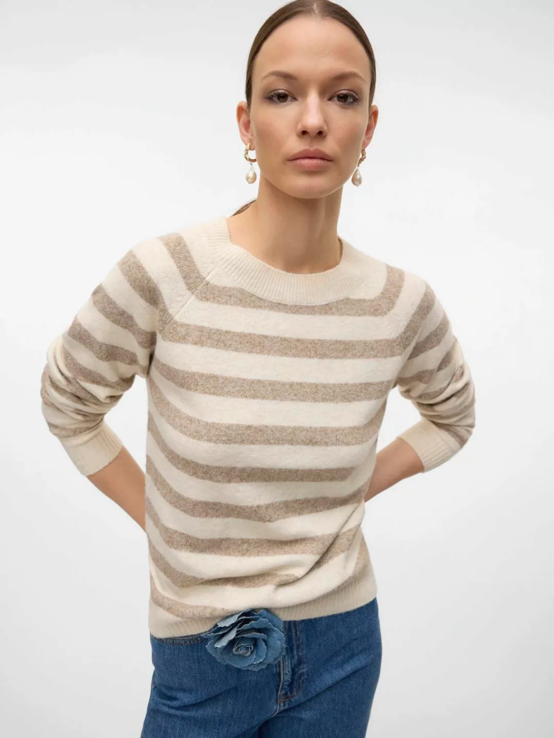 Vero Moda Strickpullover Doffy (1-tlg) Plain/ohne Details günstig online kaufen