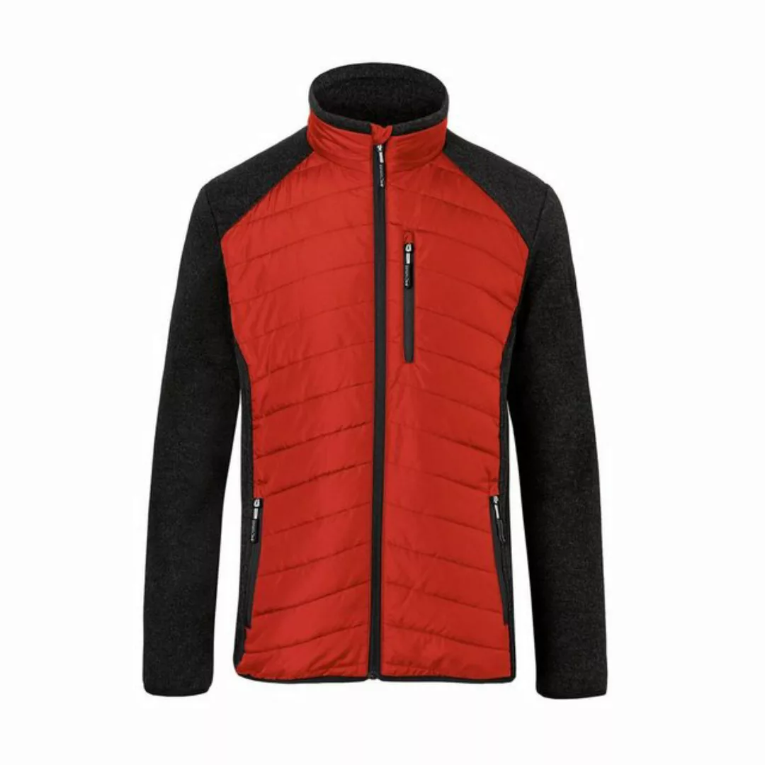 Kübler Steppjacke Kübler Hybridjacke mittelrot/dunkelgrau günstig online kaufen