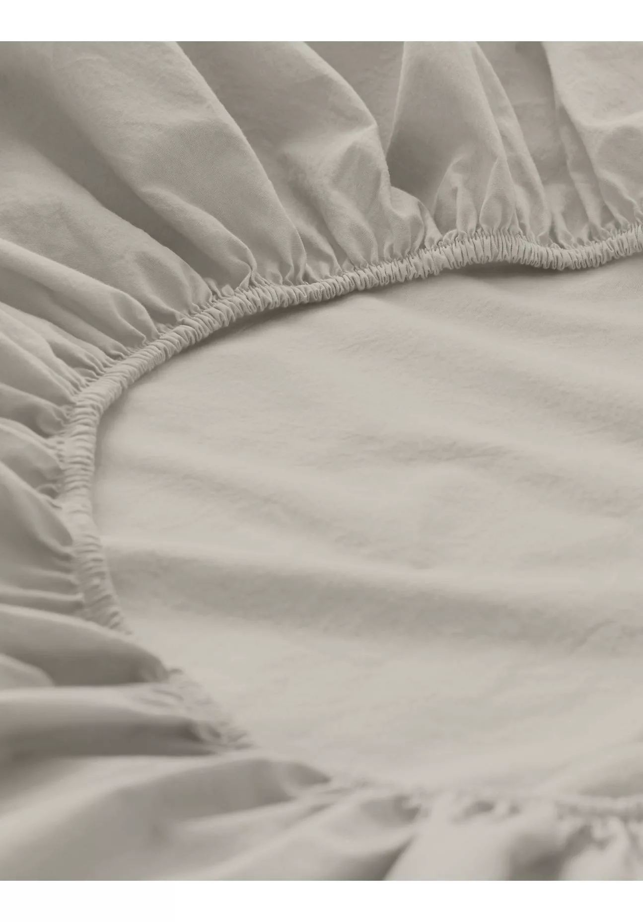hessnatur Perkal Spannbettlaken aus Bio-Baumwolle - beige - Größe 90-100x20 günstig online kaufen