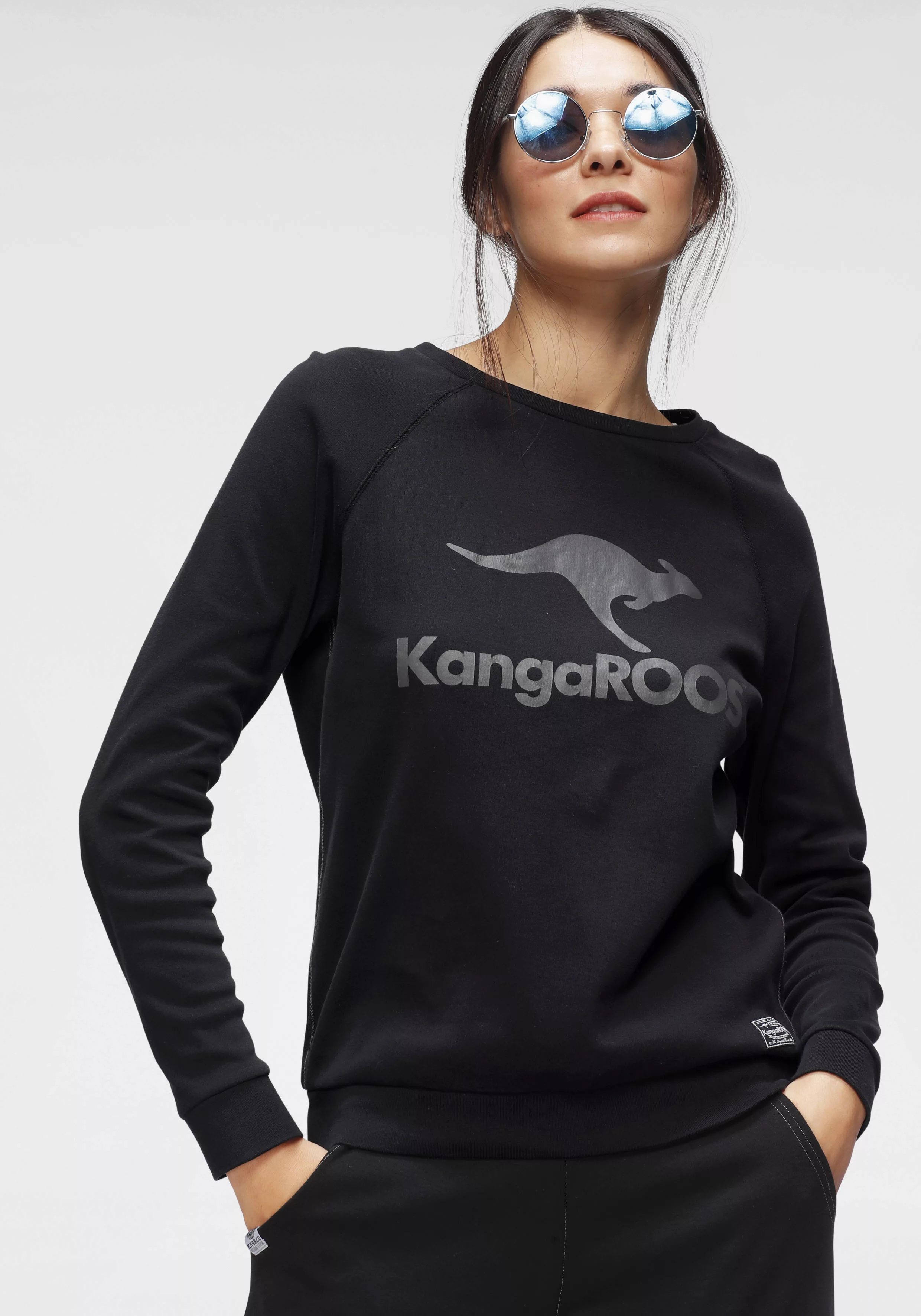 KangaROOS Sweater mit Logo Frontprint günstig online kaufen