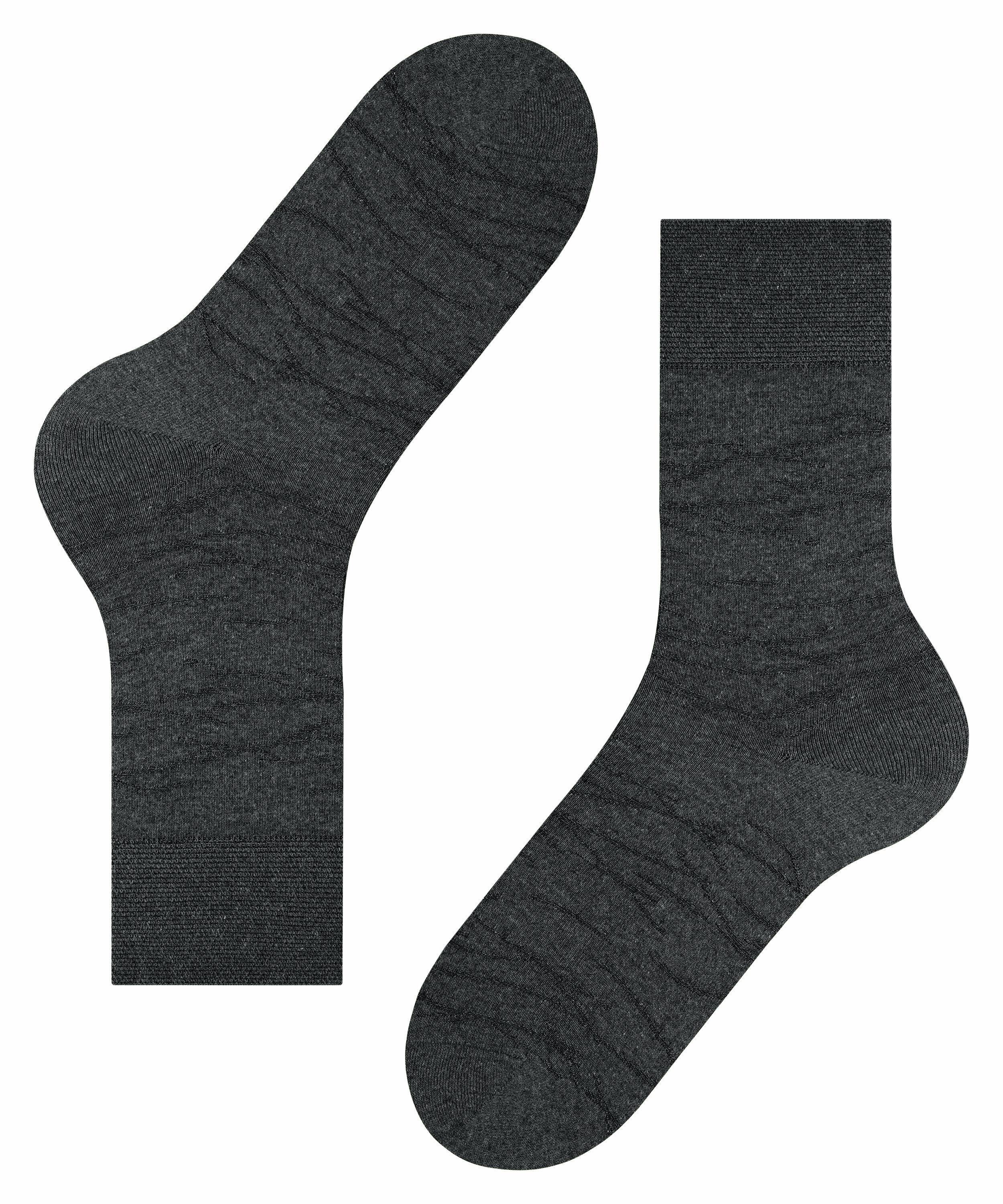 FALKE Sensitive Plant Soft Herren Socken, 39-42, Grau, Baumwolle, 12440-311 günstig online kaufen