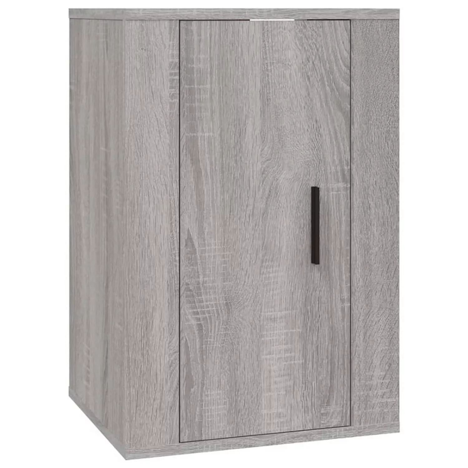 vidaXL TV-Schrank 4-tlg TV-Schrank-Set Grau Sonoma Spanplatte TV-Lowboard F günstig online kaufen