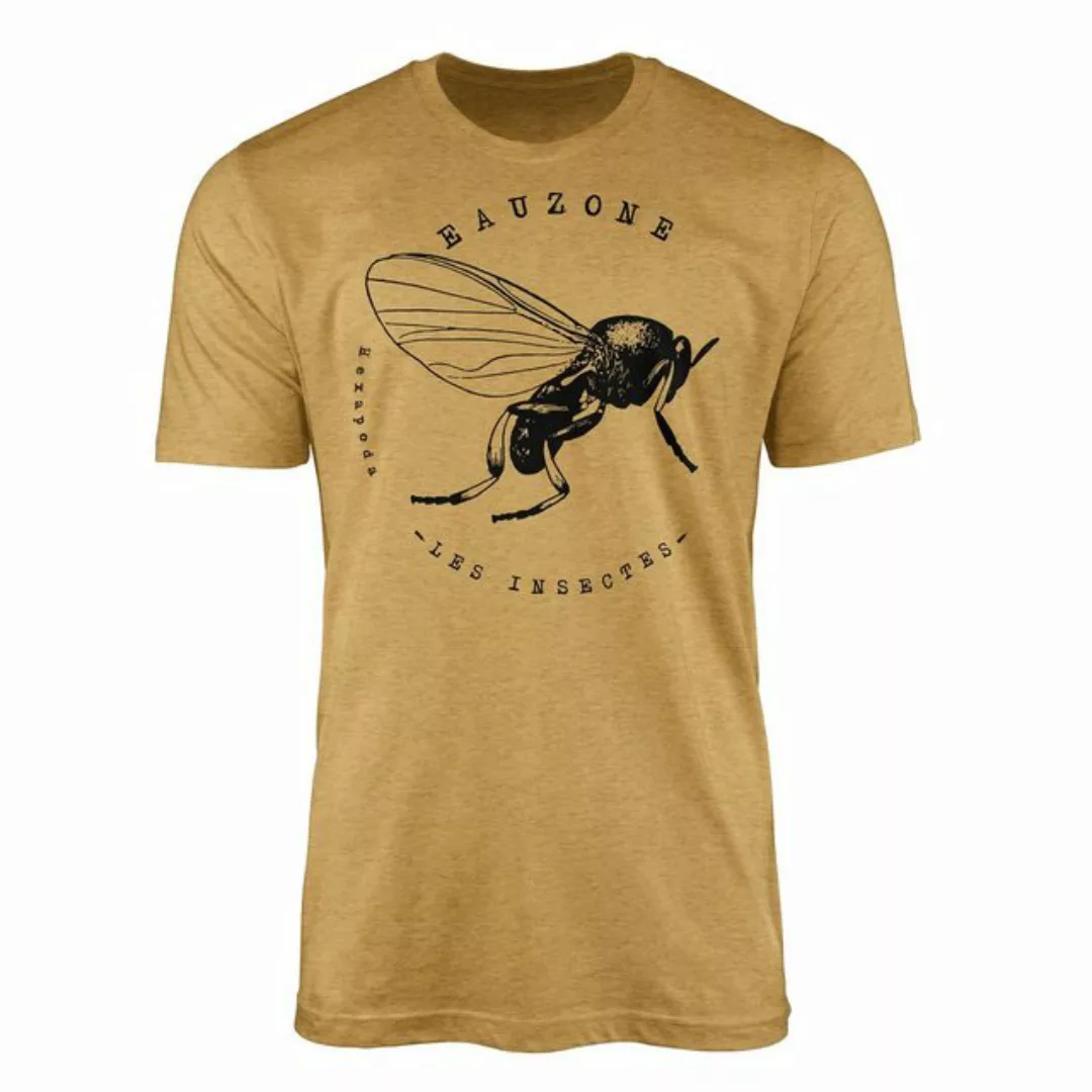 Sinus Art T-Shirt Hexapoda Herren T-Shirt Black Fly günstig online kaufen