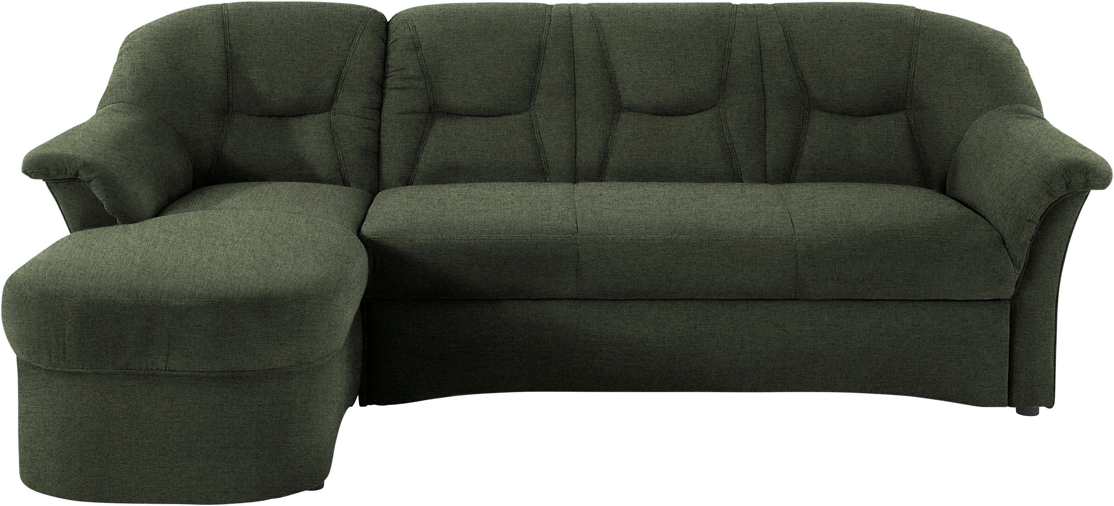 DOMO collection Ecksofa "Sarafina zeitlos und komfortabel, optional mit Fed günstig online kaufen