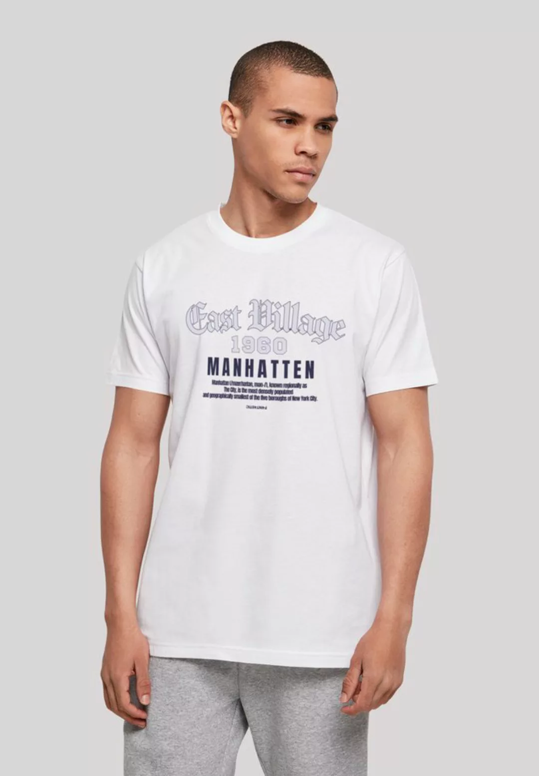 F4NT4STIC T-Shirt East Village Manhatten TEE UNISEX Print günstig online kaufen