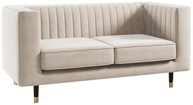 MKS MÖBEL Sofa ELMO 2, Ein freistehendes Zweisitzer-Sofa, Modern Stil, hohe günstig online kaufen