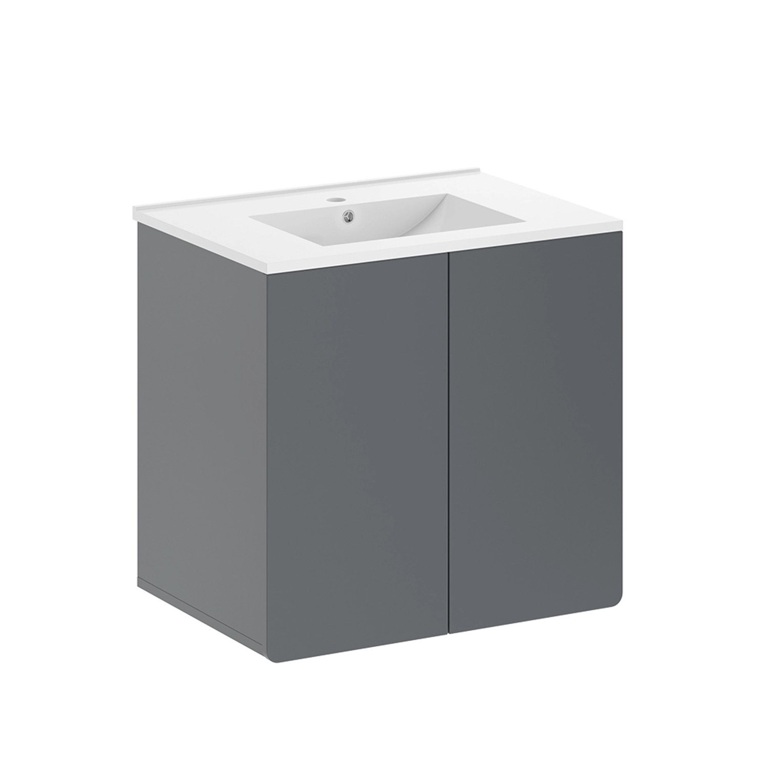 Vicco Badmöbel-Set Izan, Grau, (2-St., 2er günstig online kaufen