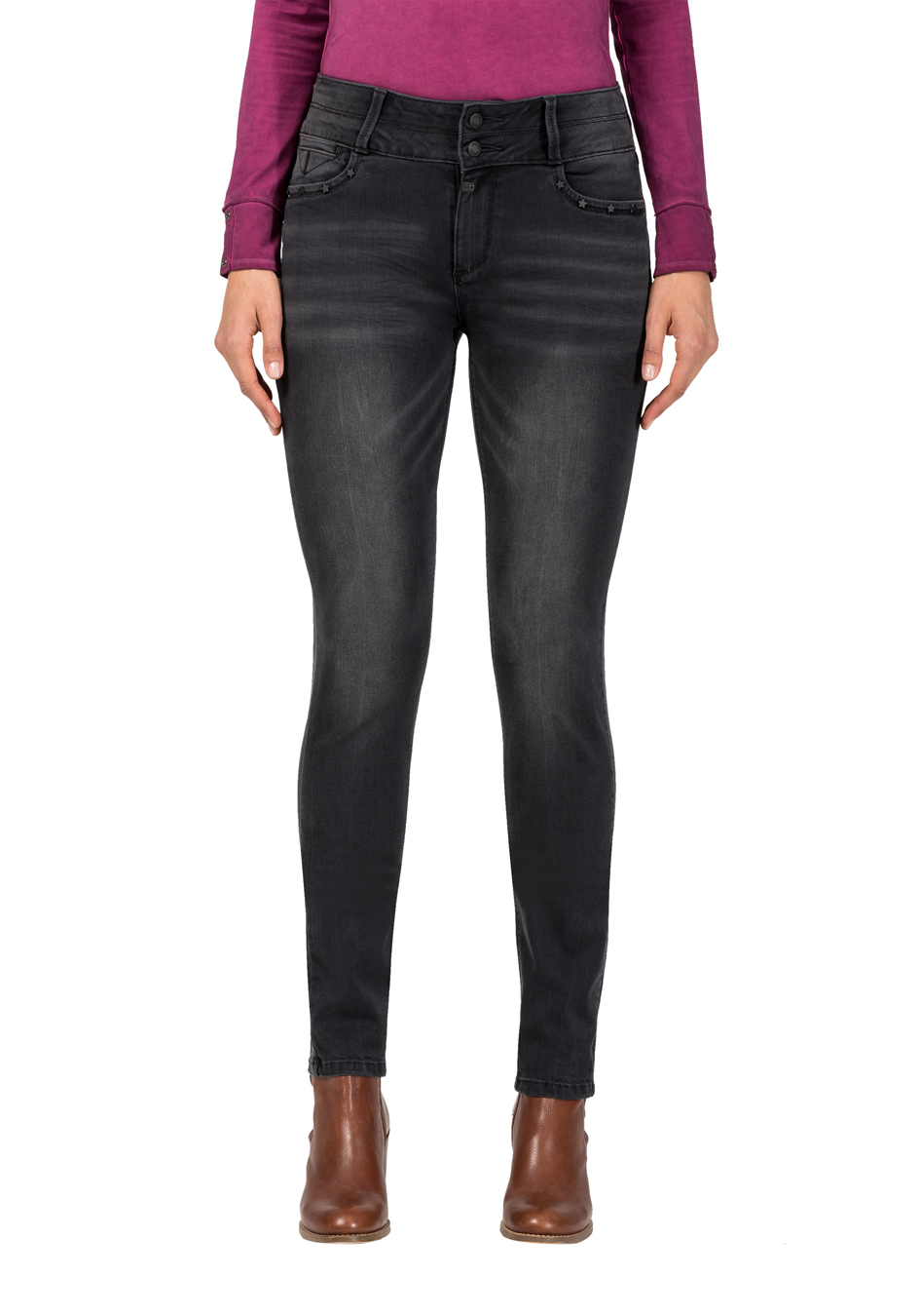 Timezone Jeans Slim Enya black used günstig online kaufen