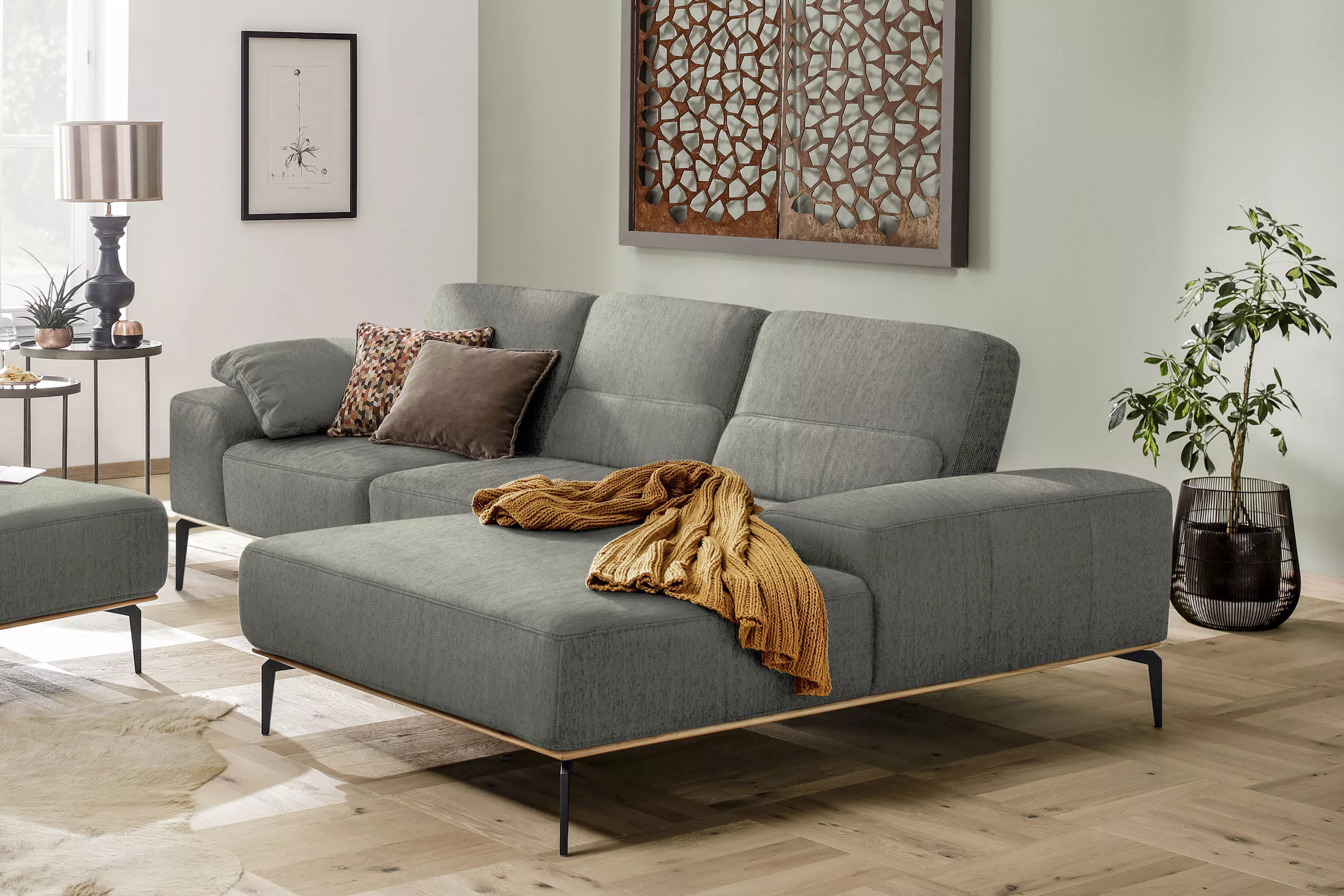 W.SCHILLIG Ecksofa "run, Designsofa mit tollem Sitzkomfort, bequem, L-Form" günstig online kaufen