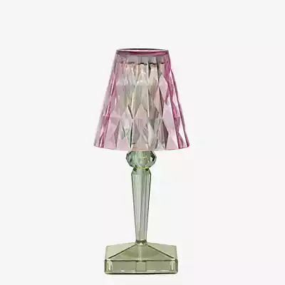 Kartell LED-Akku-Tischlampe Battery, pink/mintgrün, IP54 günstig online kaufen