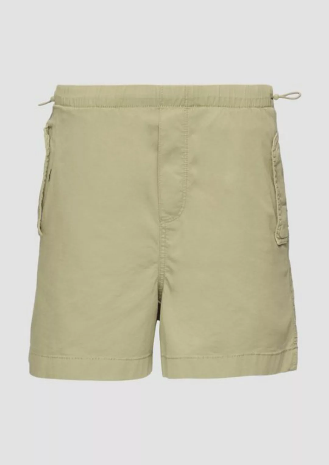 QS Shorts Lässige Shorts aus Baumwolltwill Gummizug günstig online kaufen