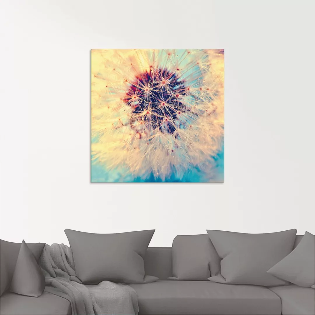Artland Glasbild "Pusteblume ganz nah", Blumen, (1 St.) günstig online kaufen