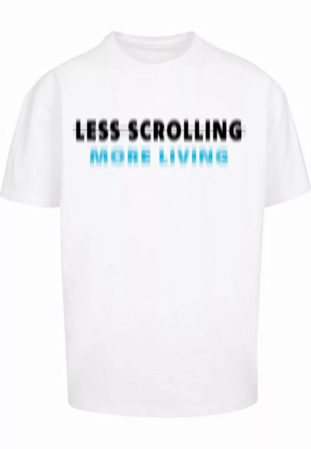 2Y Studios T-Shirt 2Y Studios Herren Less Scrolling Oversize Tee (1-tlg) günstig online kaufen