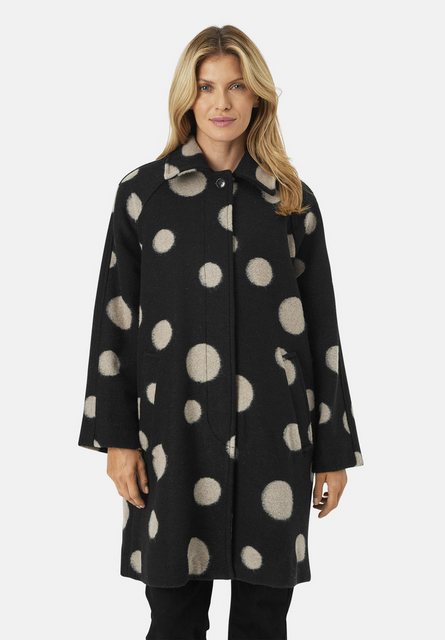 Masai Wollmantel MaTunila Polka Dots, Wolle, Knopfleiste am Hals günstig online kaufen