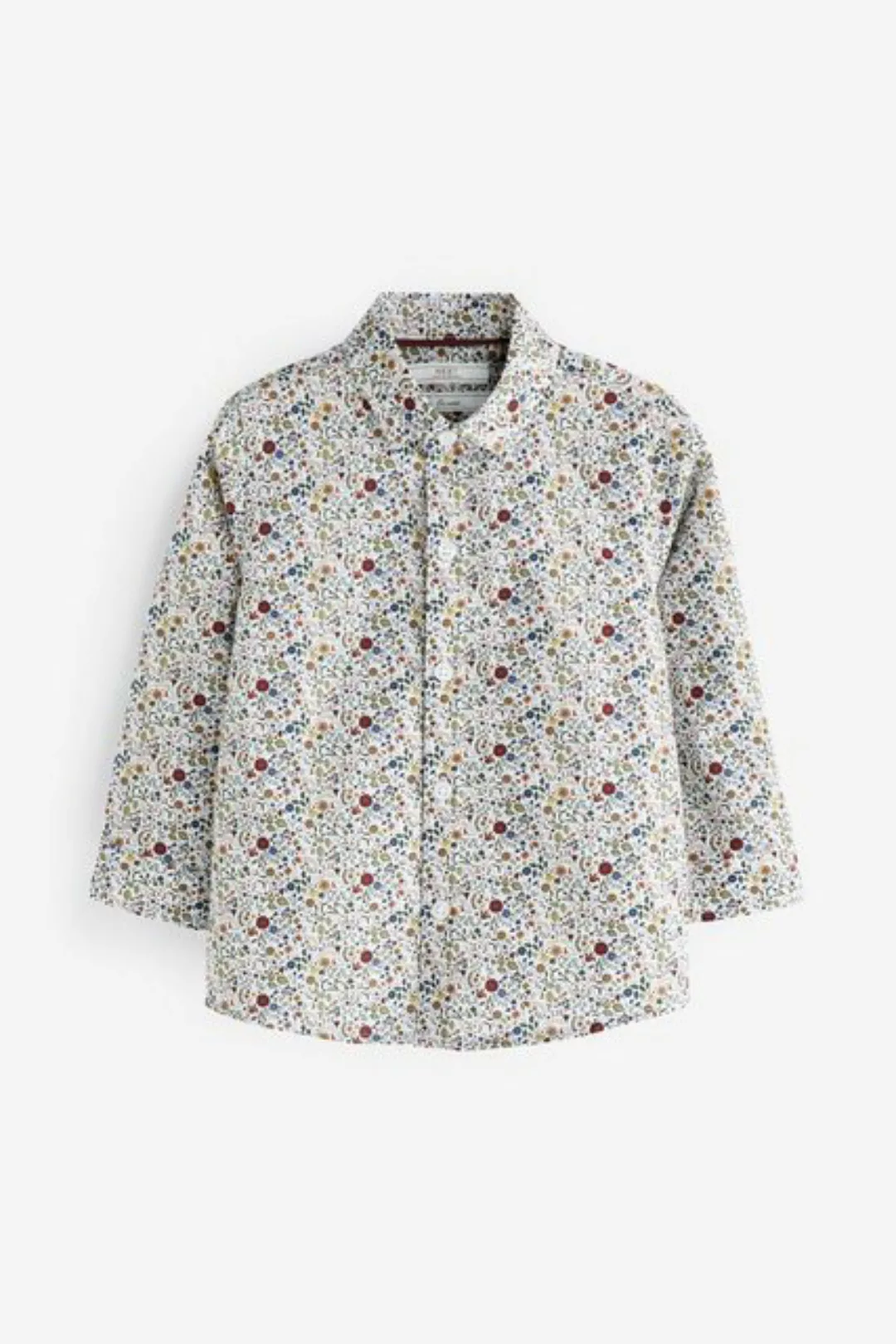 Next Langarmhemd Elegantes Hemd mit Blumenmuster (1-tlg) günstig online kaufen