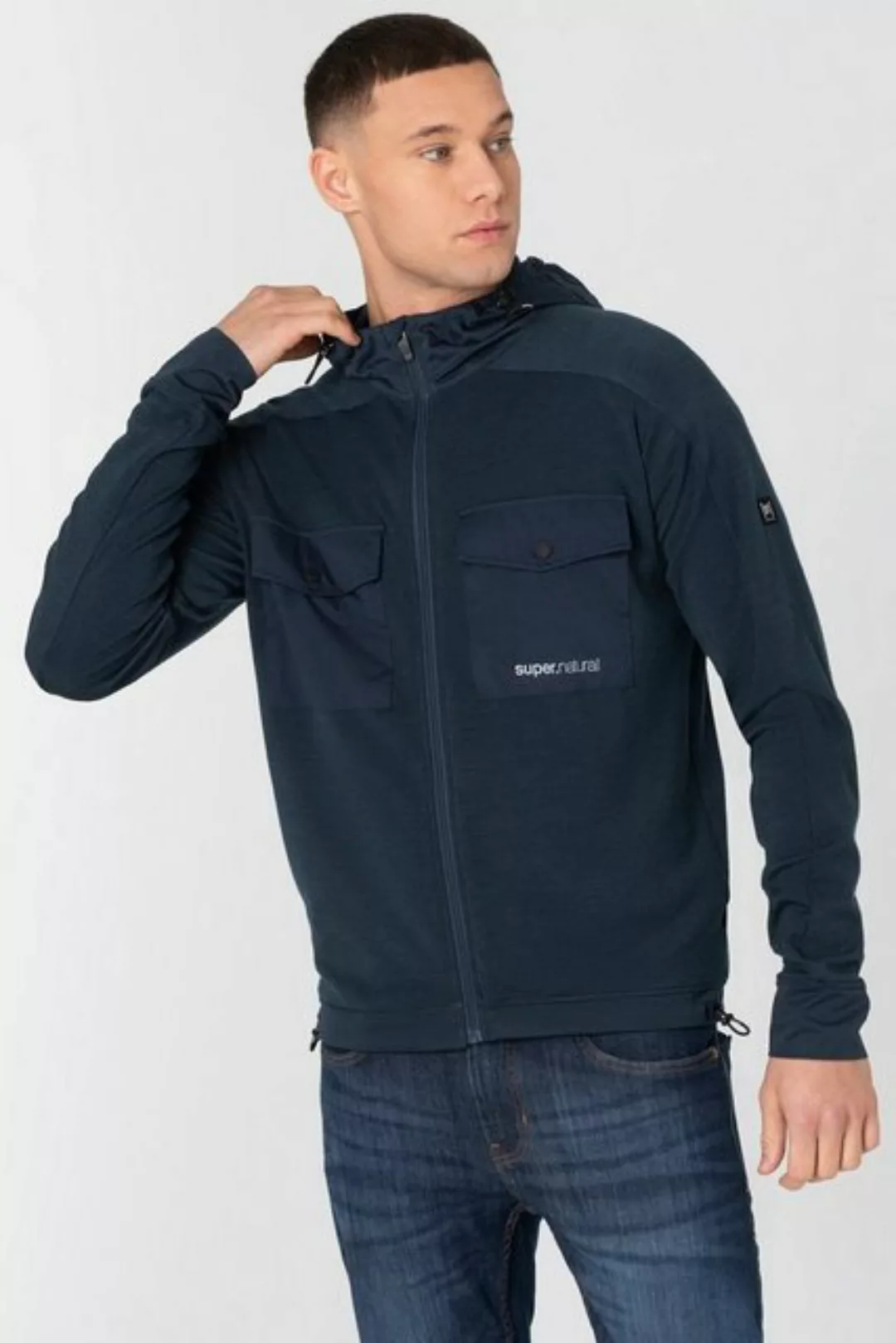 SUPER.NATURAL Outdoorjacke Merino Jacke M ADVENTURE JACKET funktioneller Me günstig online kaufen