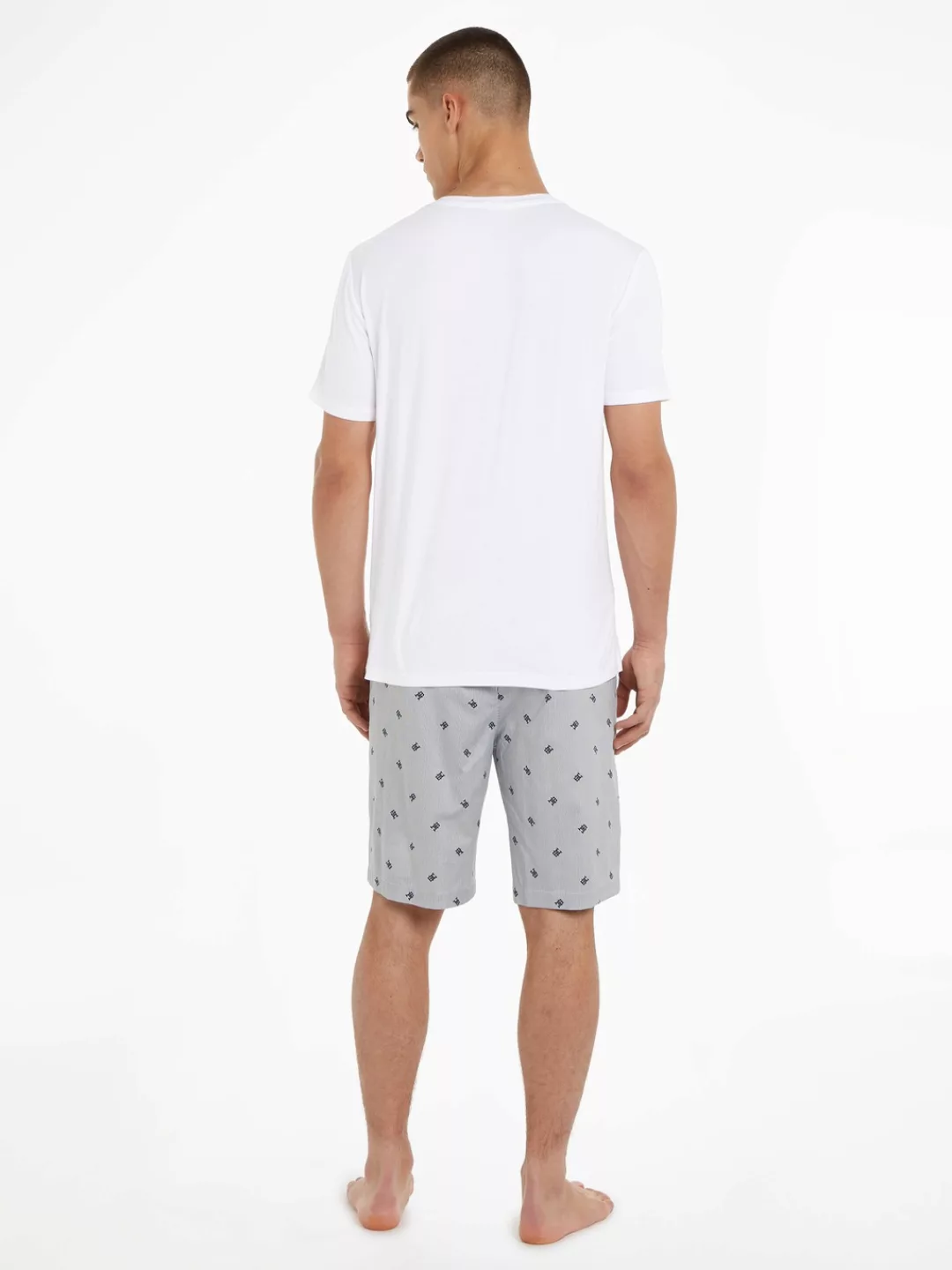 Tommy Hilfiger Underwear Pyjama "SS TEE WOVEN SET PRINT", (Set, 2 tlg.) günstig online kaufen