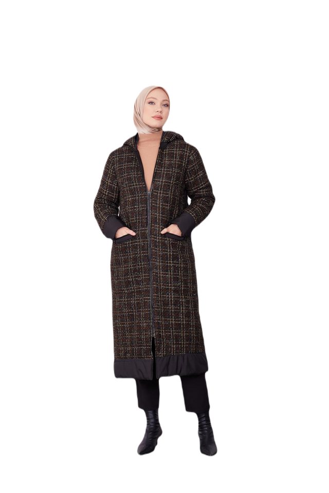 ARMİNE Wintermantel Mischmantel aus Armine-Tweed und Steppstoff – moderne u günstig online kaufen