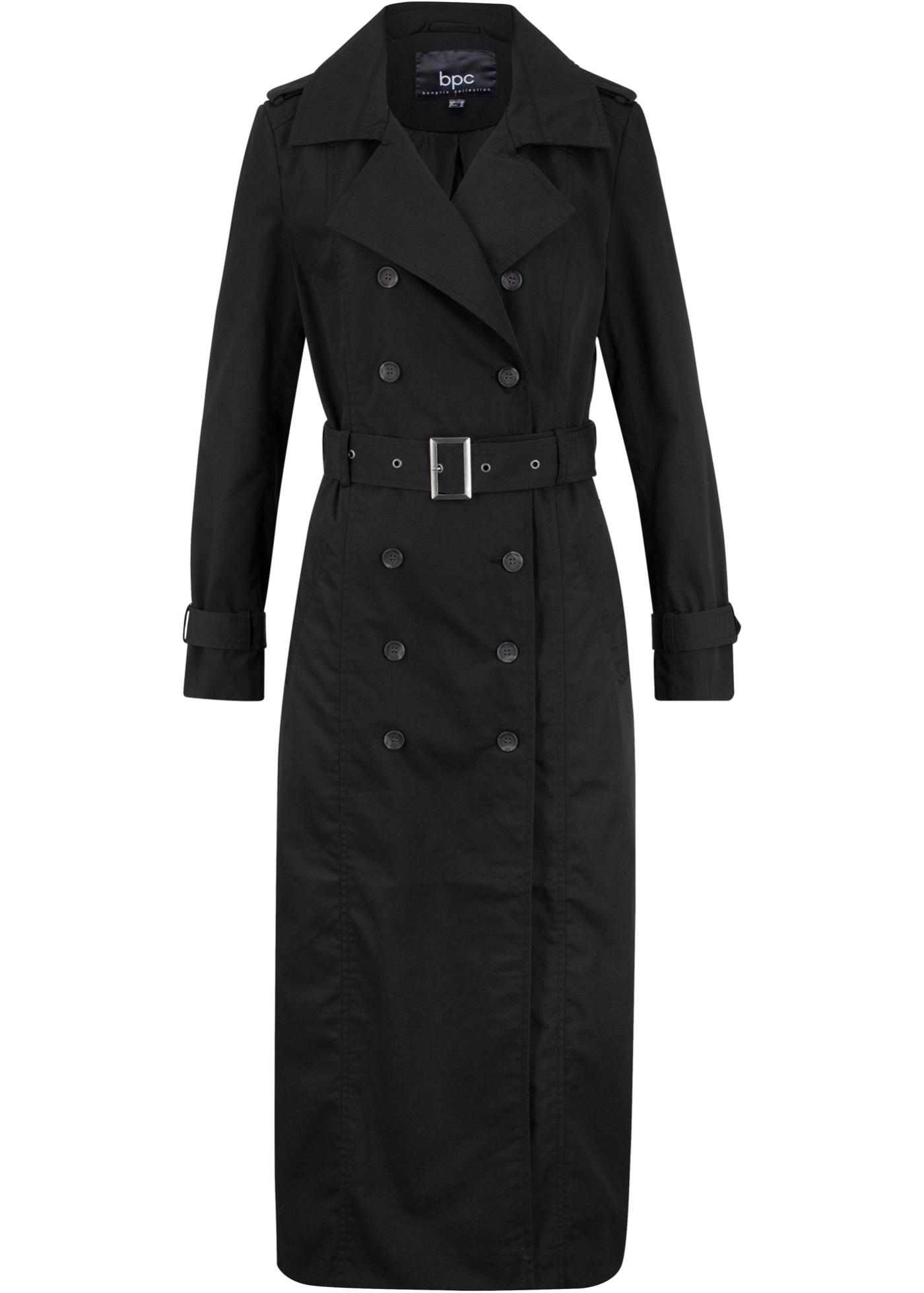 Long-Trenchcoat mit Taillengürtel günstig online kaufen