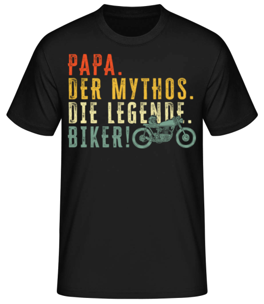 Papa Legende Biker · Männer Basic T-Shirt günstig online kaufen