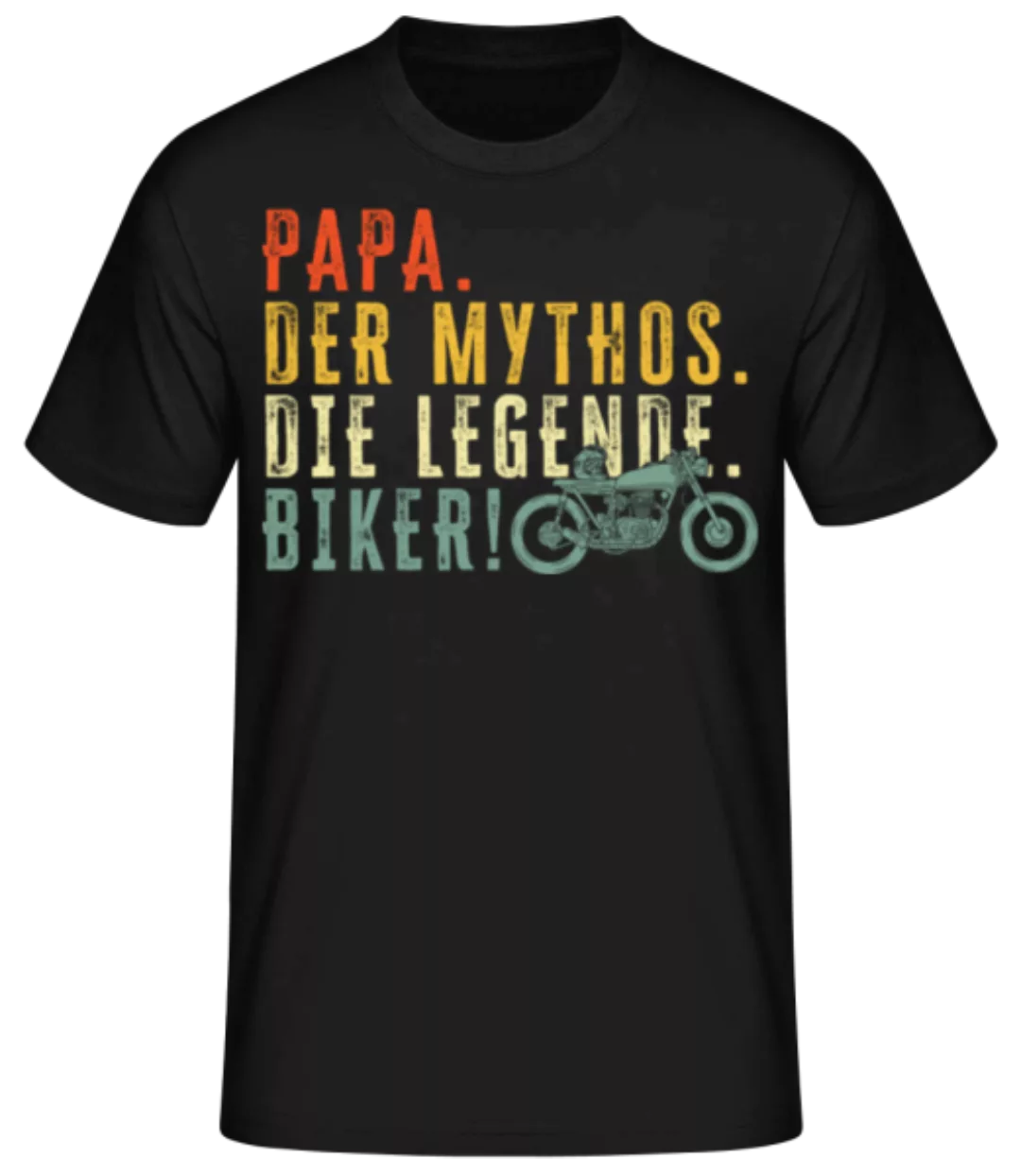 Papa Legende Biker · Männer Basic T-Shirt günstig online kaufen