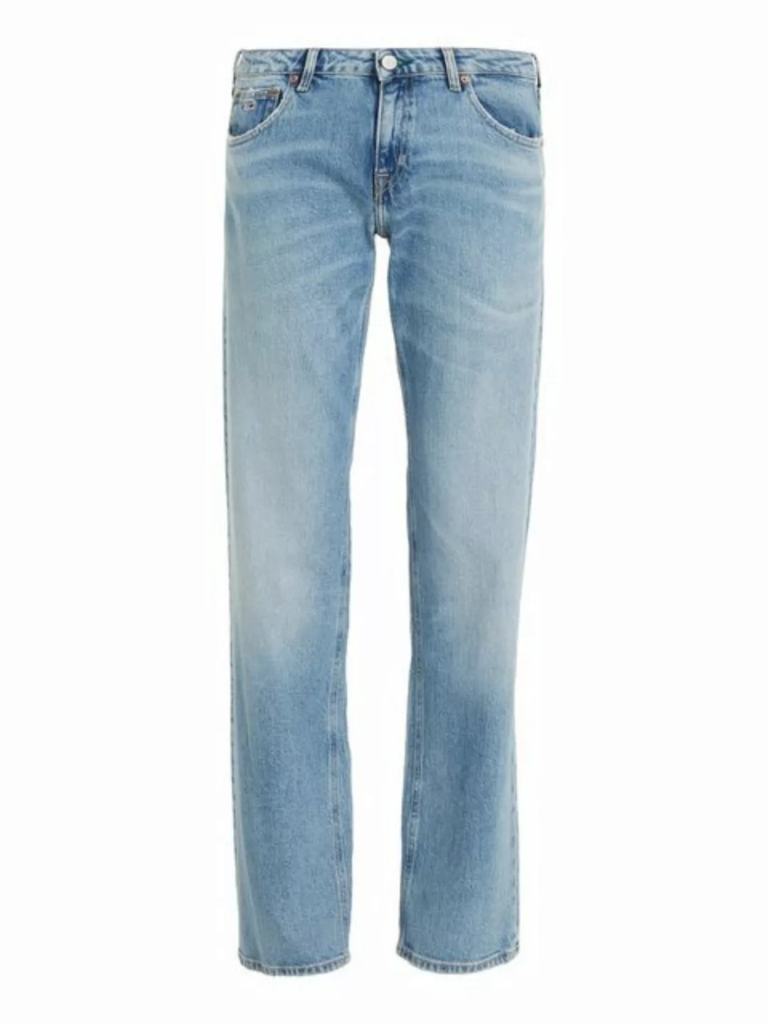 Tommy Jeans Bequeme Jeans LW STR BH4116 mit Ledermarkenlabel günstig online kaufen