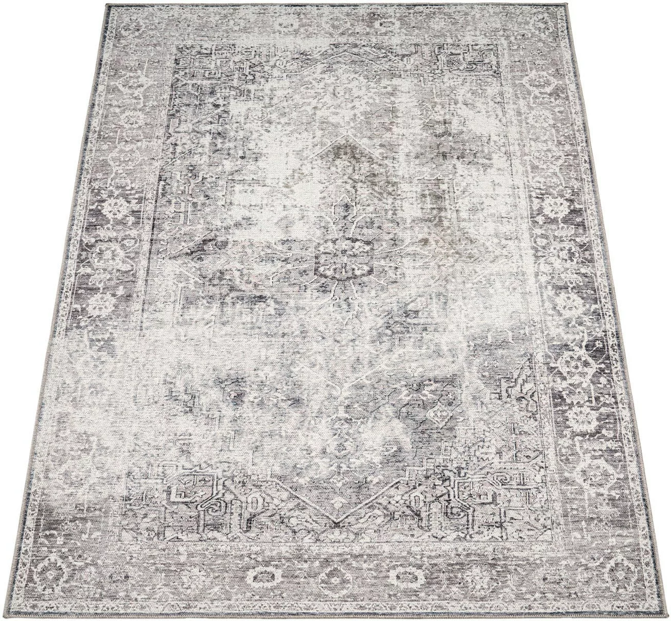 Paco Home Teppich »Lyon 333«, rechteckig, 4 mm Höhe, Kurzflor, Orient-Optik günstig online kaufen