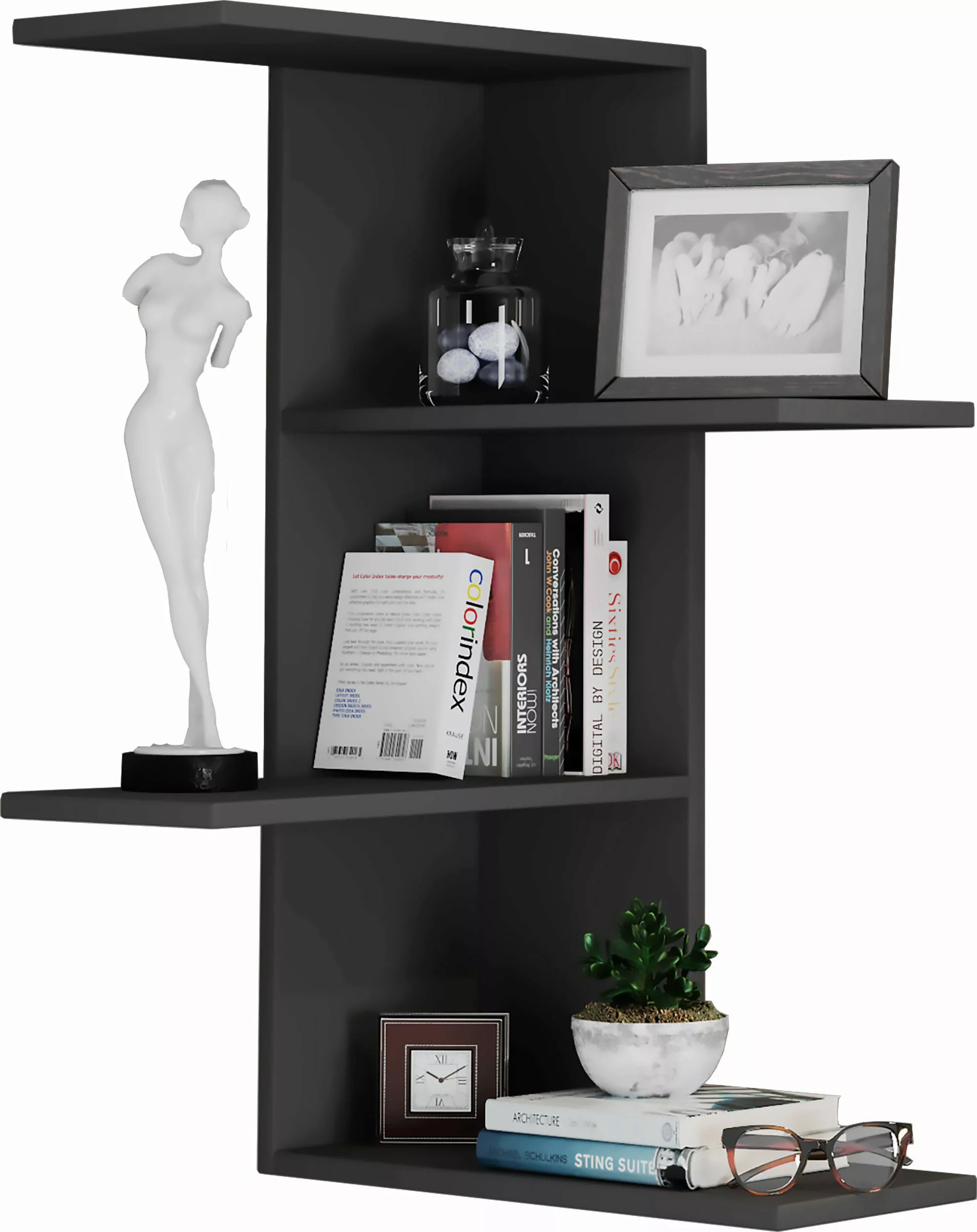 VCM Wandregal Holz Wandregal Hängeregal Eckregal günstig online kaufen
