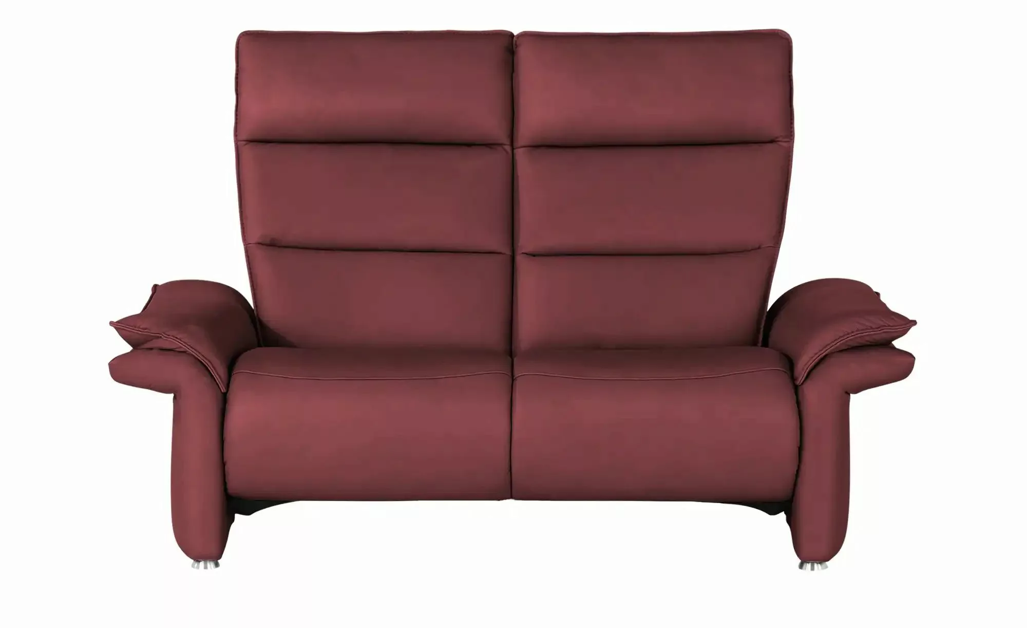 Hukla Ledersofa  Corvina ¦ rot ¦ Maße (cm): B: 154 H: 109 T: 90.0 Polstermö günstig online kaufen