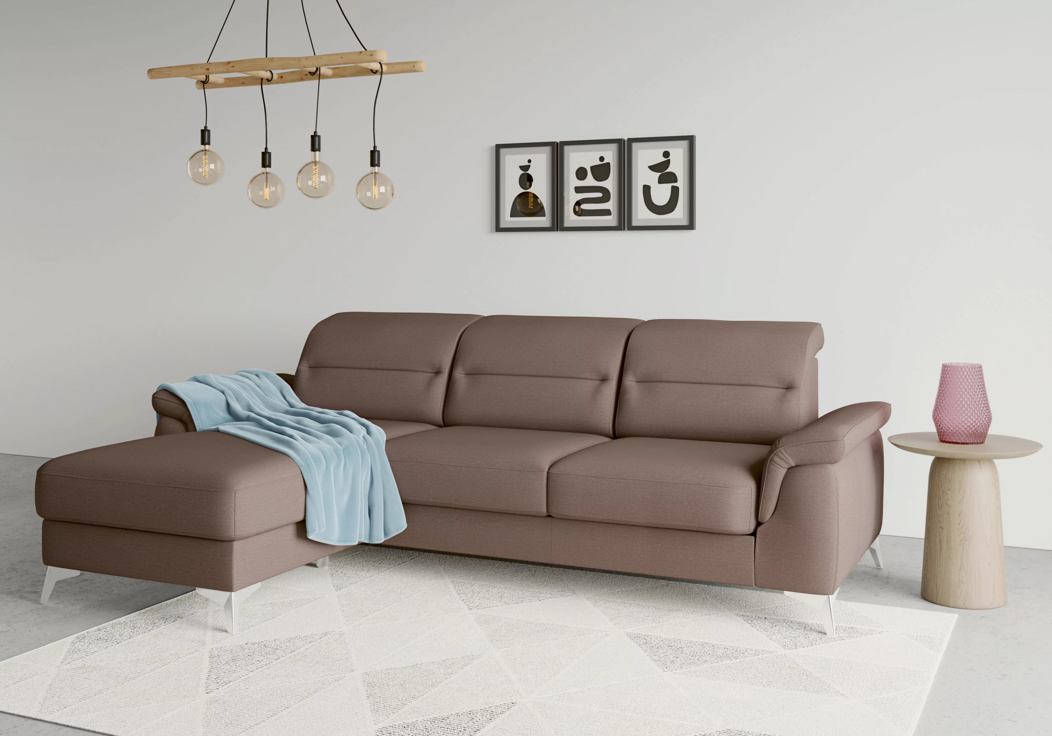 sit&more Ecksofa Sinatra L-Form, mit Recamiere, optinal mit Kopfteilverstel günstig online kaufen