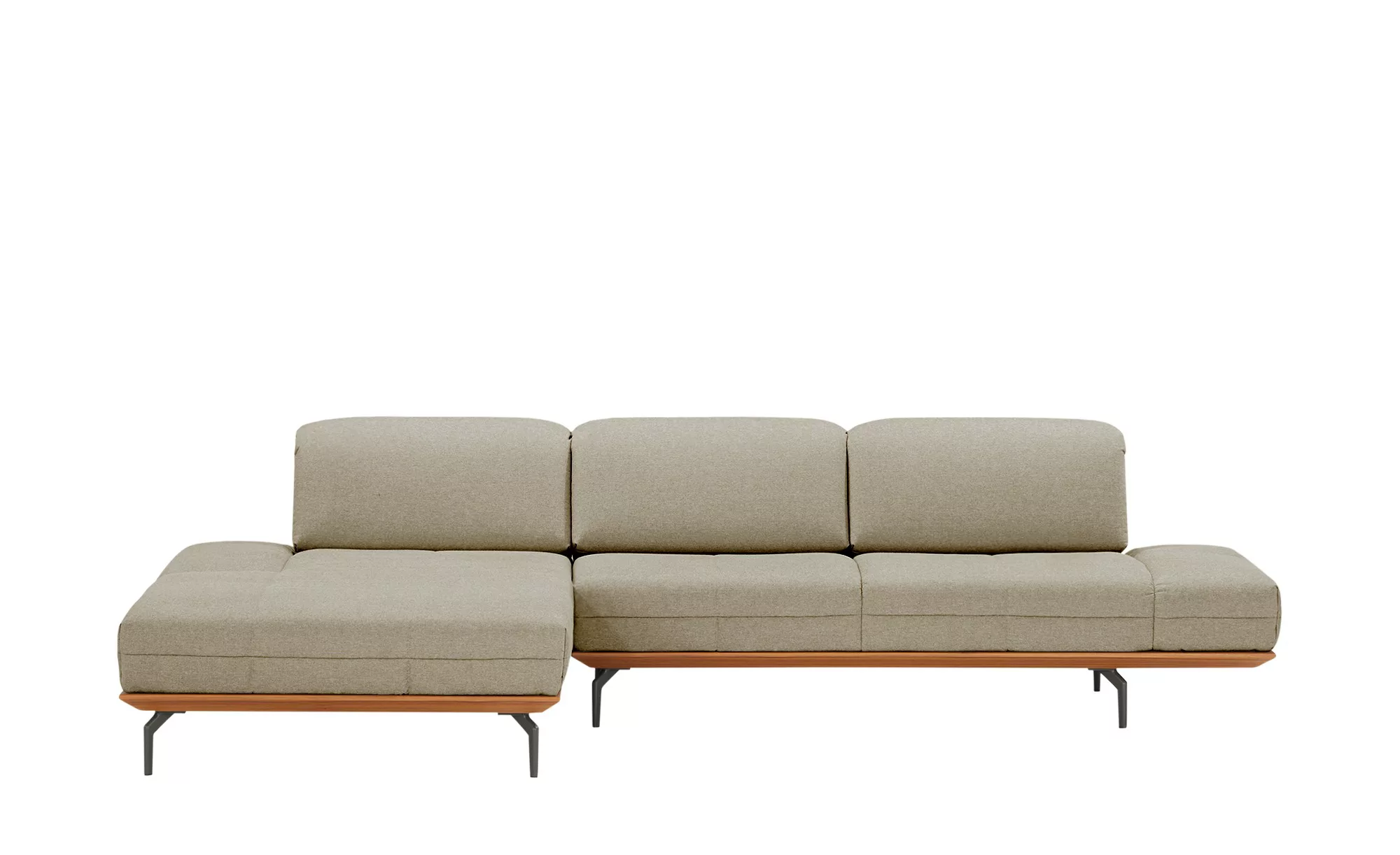 hülsta Sofa Ecksofa  HS 420 - beige - 313 cm - 170 cm - Polstermöbel > Sofa günstig online kaufen