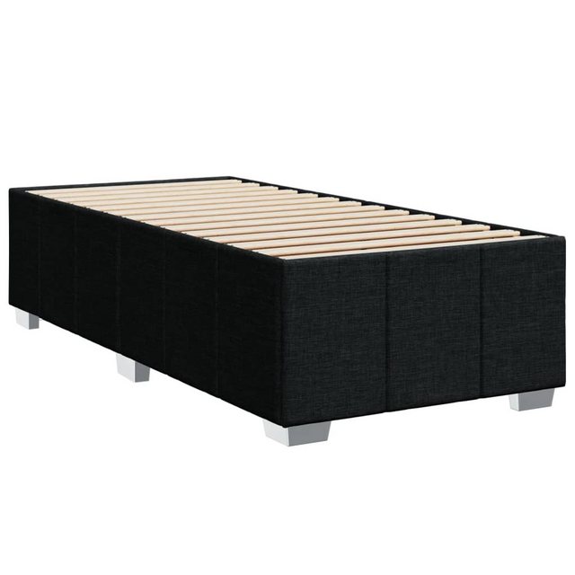 vidaXL Bett Bettgestell ohne Matratze Schwarz 100x200 cm Stoff günstig online kaufen