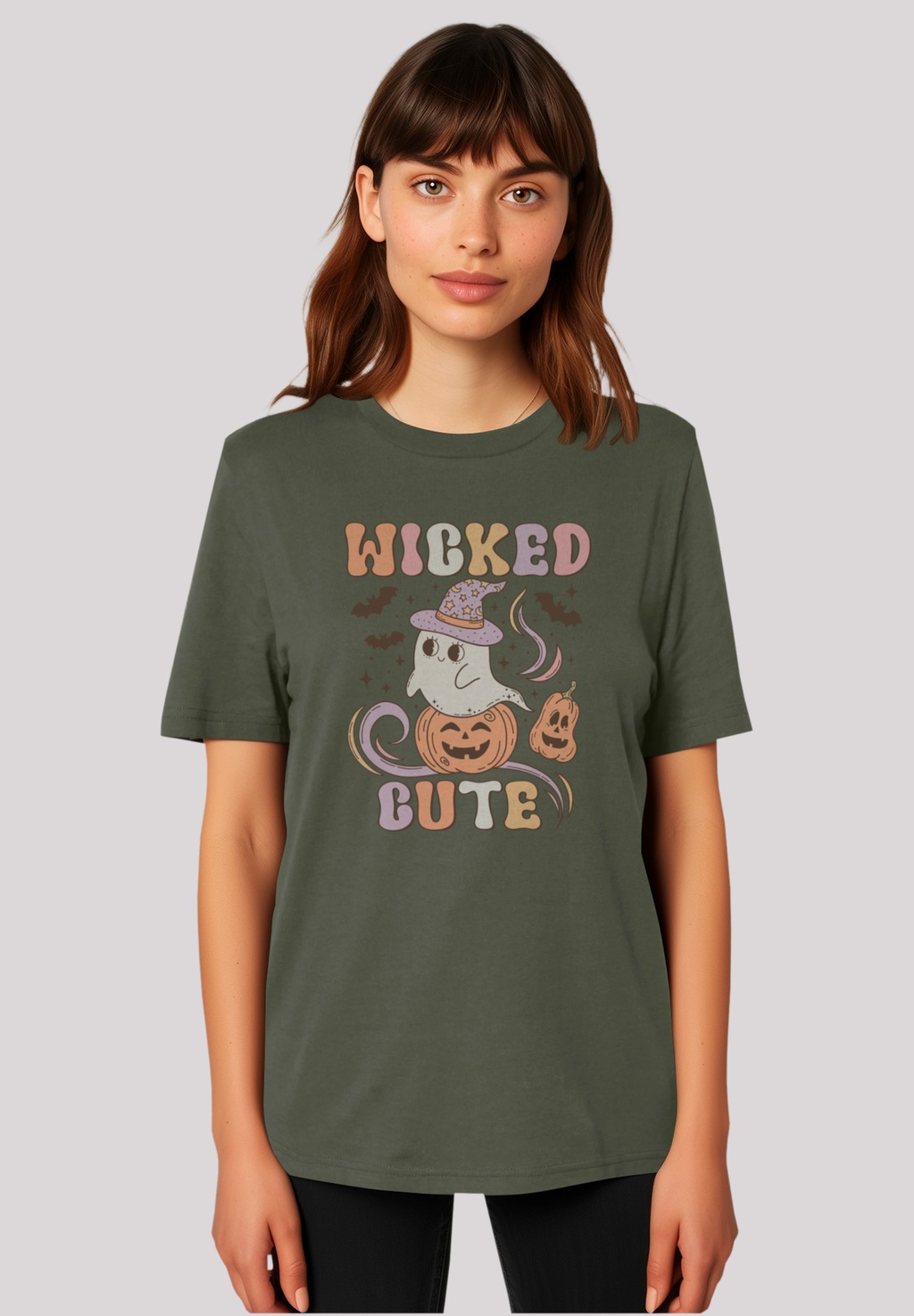 F4NT4STIC T-Shirt "Retro Halloween Wicked Cute", Premium Qualität, Hallowee günstig online kaufen