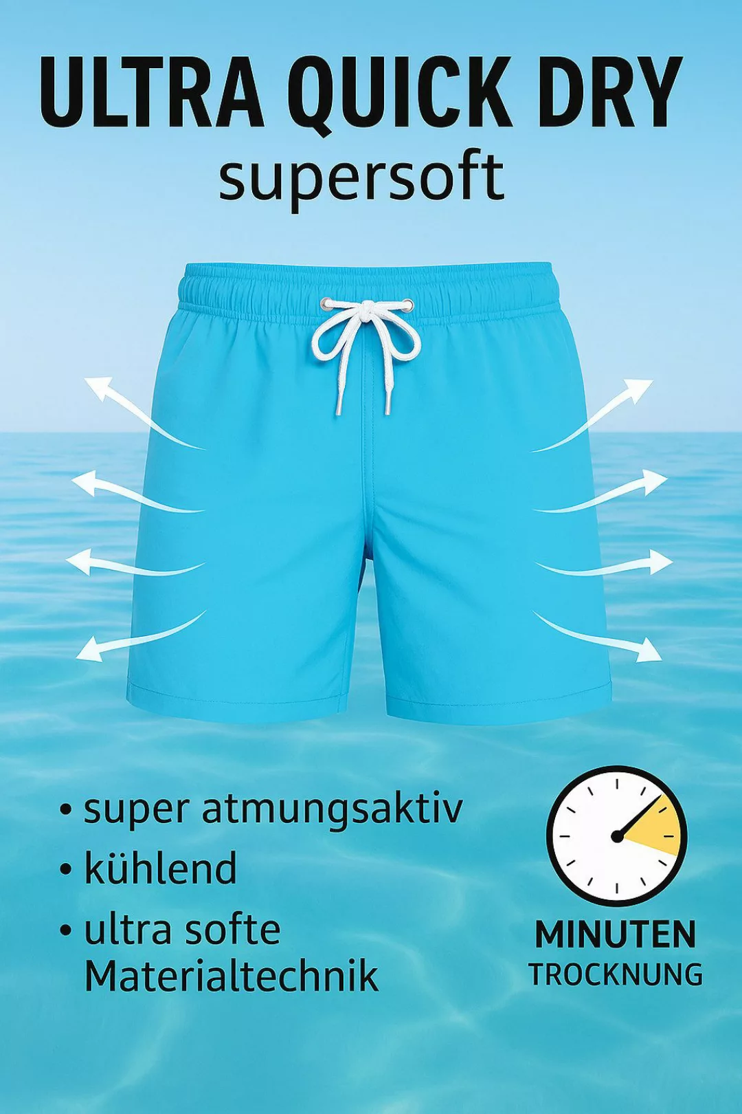 RedBridge Badeshorts Extrem schnelltrocknend – Atmungsaktiv, günstig online kaufen