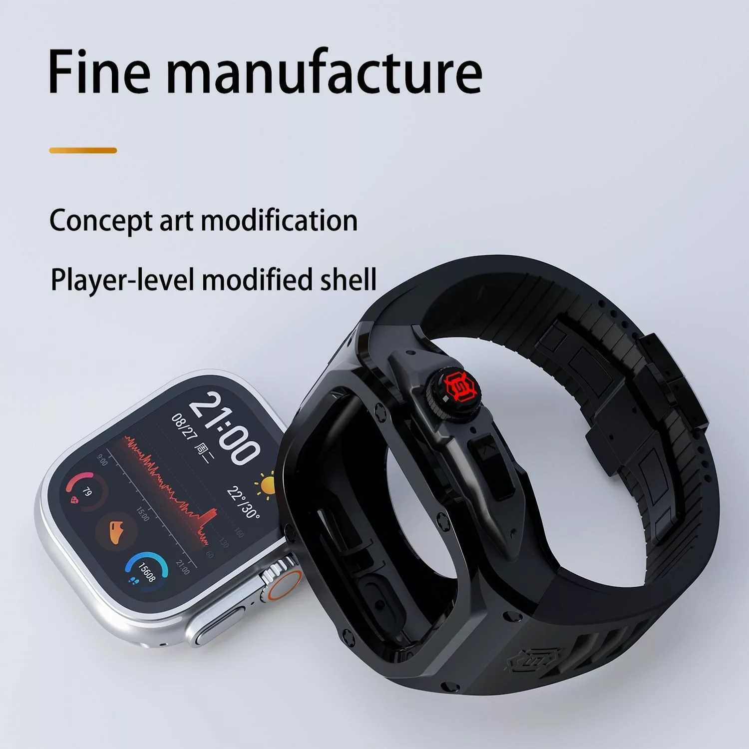 Wigento Smartwatch-Armband Für Apple Watch Ultra günstig online kaufen