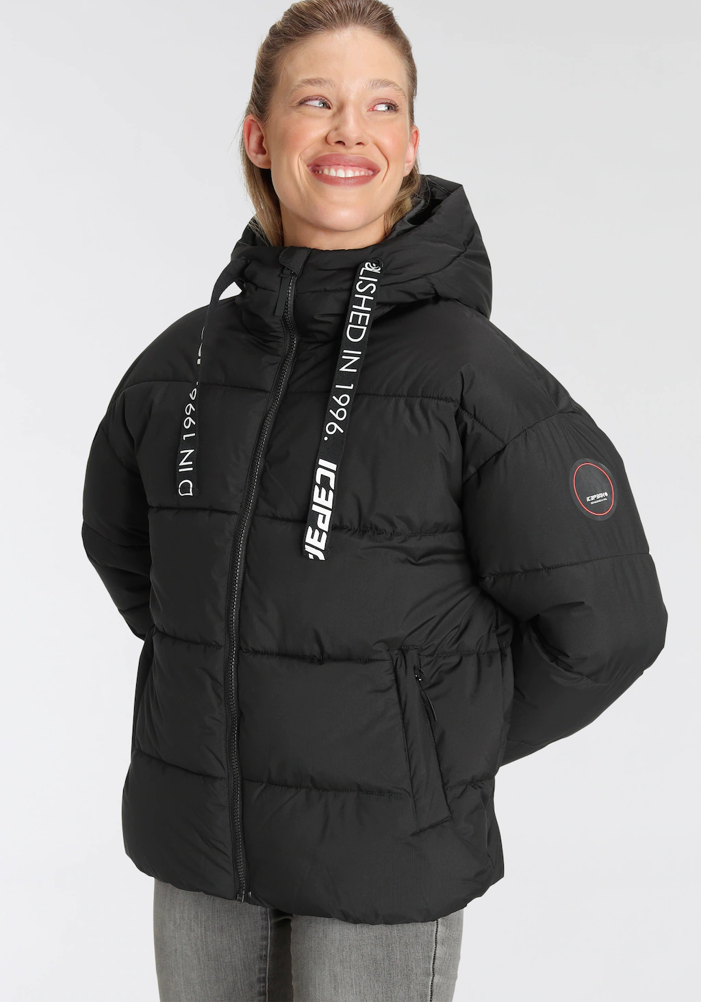 Icepeak Steppjacke "VACHA", mit Kapuze günstig online kaufen