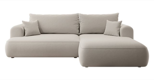 Selsey Ecksofa OVO, Schlaffunktion 142x210 cm, Bettkasten, 2 Zierkissen günstig online kaufen