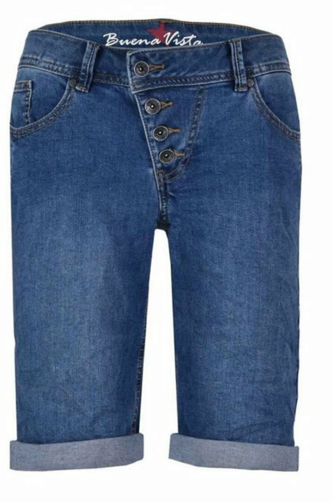 Buena Vista Shorts Damen Jeansshorts MALIBU-SHORTS STRETCH DENIM (1-tlg) günstig online kaufen