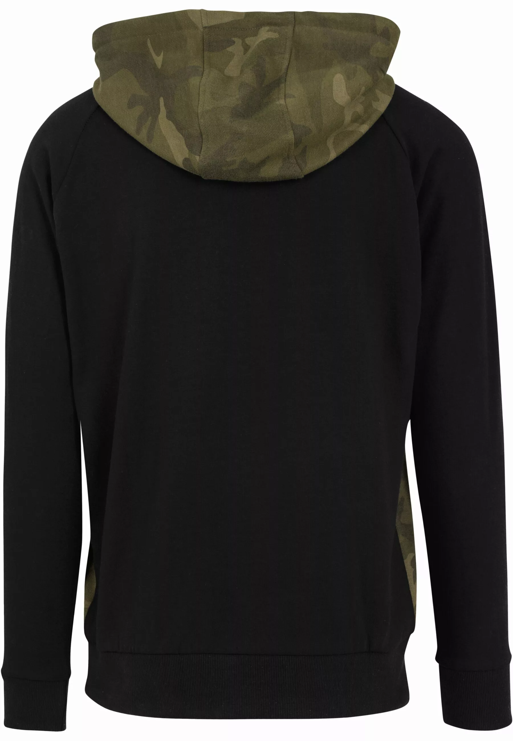 URBAN CLASSICS Sweatshirt "Urban Classics Herren Camo Contrast Raglan Hoody günstig online kaufen