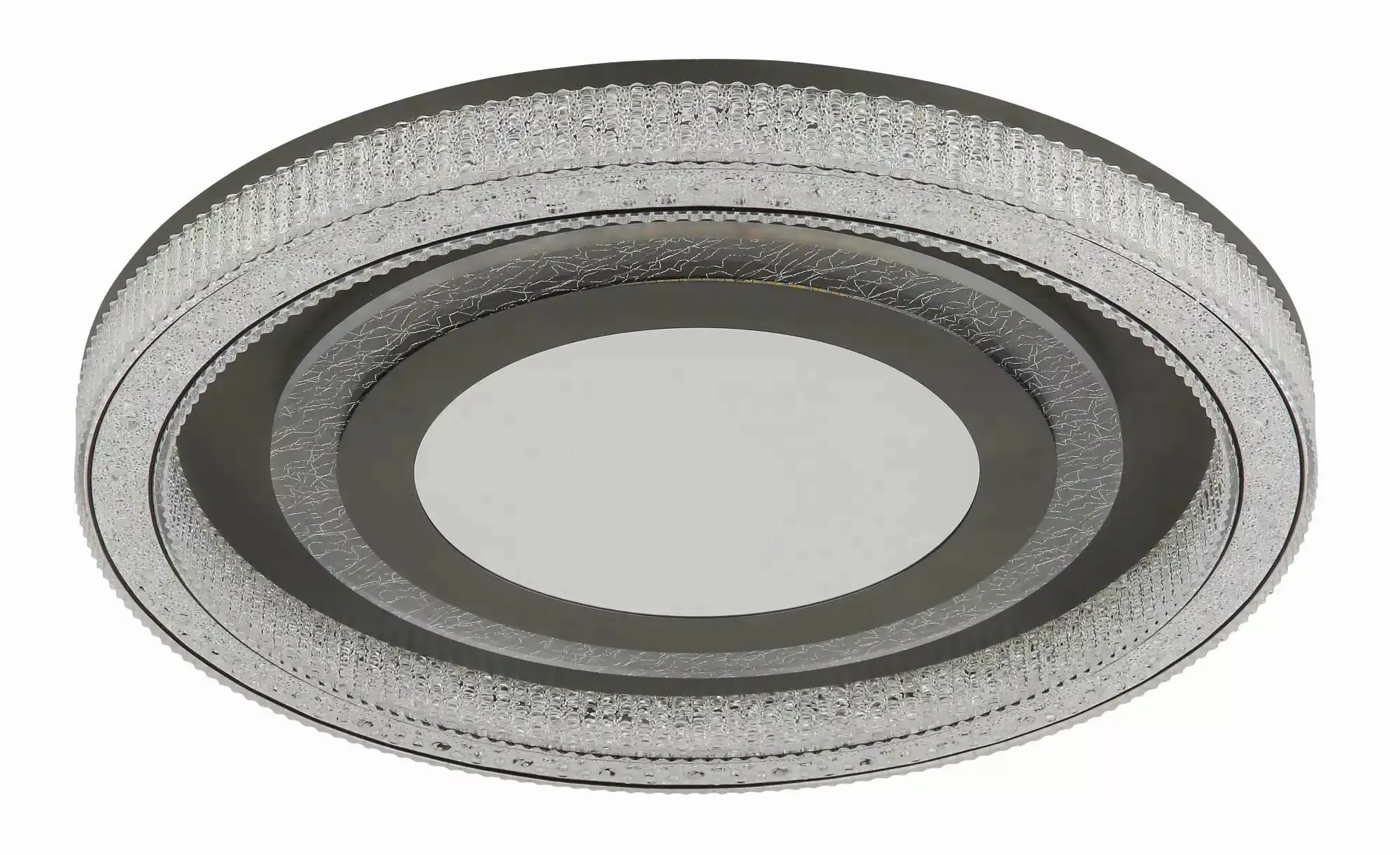 Globo Lighting Deckenleuchte   ¦ schwarz ¦ Maße (cm): B: 48 H: 7  Ø: 48 Lam günstig online kaufen