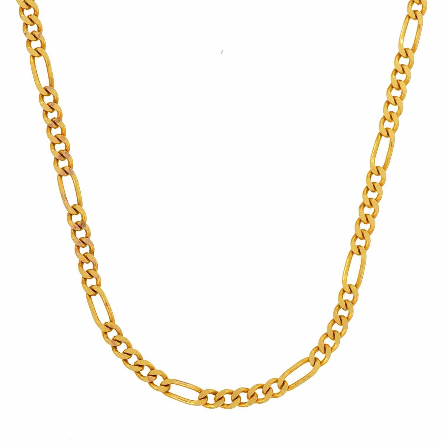 HOPLO Goldkette Goldkette Figarokette Länge 55cm günstig online kaufen